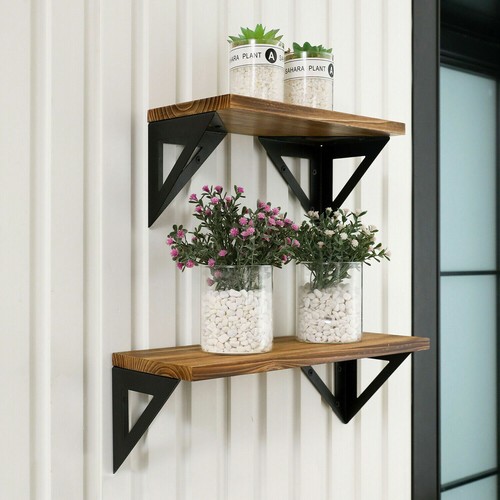 Set wall corner shelf - of,