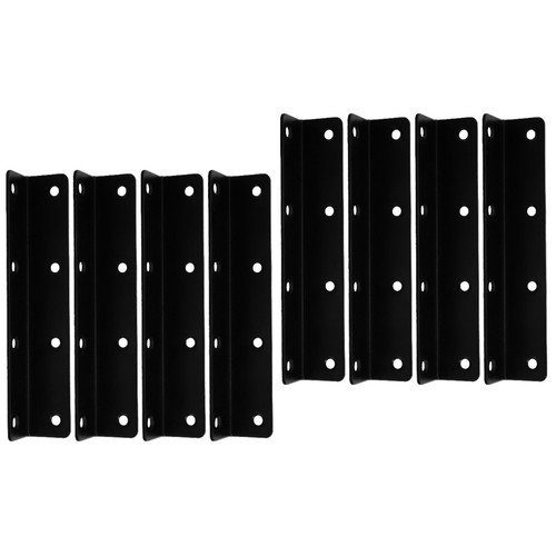 8pcs reusable black - 8pcs,