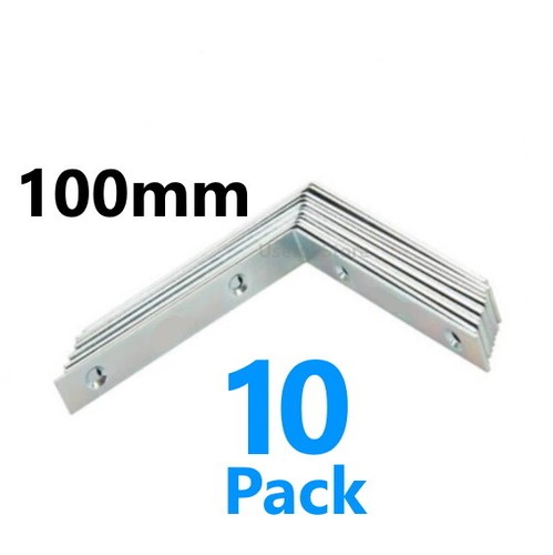 10x 100mm corner braces - 10x,