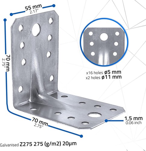 Corner brackets pack 8 - corner,