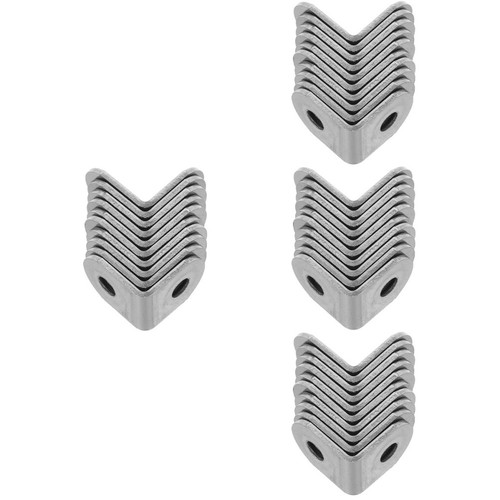 Silver stainless steel corner - silver,
