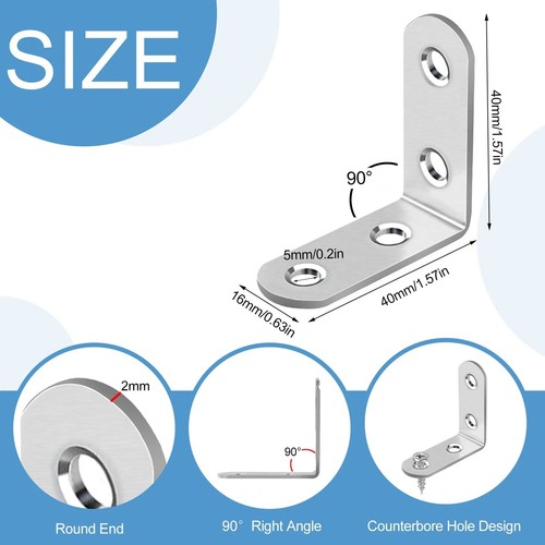 20pcs heavy duty right angle - 20pcs,