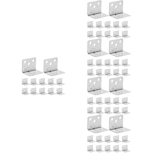 60pcs silver stainless steel - 60pcs,