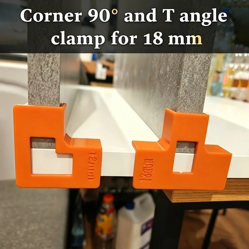 Degree corner clamp - corner, shelf