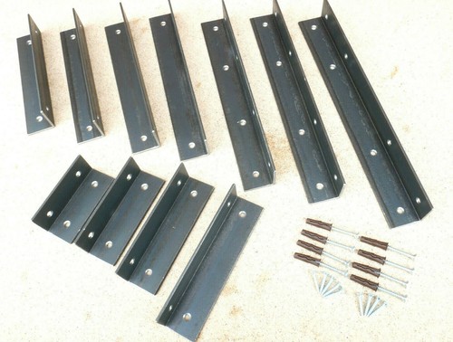 Alcove shelf metal brackets - shelf,