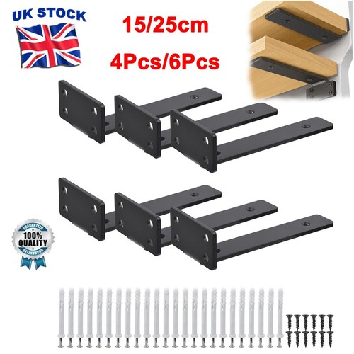 Pack floating shelf brackets - 6,