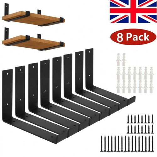 Shelf brackets rustic - 8x, heavy