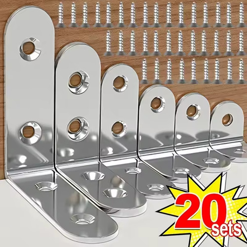 Corner brackets shape 90 - brackets,